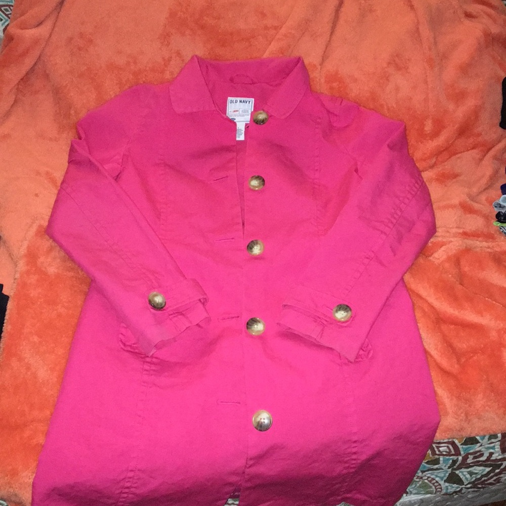 Old Navy PINK Rain Coat